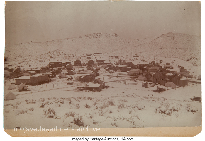 Extremely Rare Randsburg Winter Image 1896